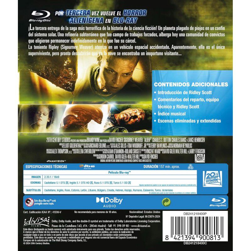 Alien&sup3; [Blu-ray] (1992) image number null