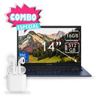 Combo Laptop Asus Vivobook 14" Core I5 512gb 16gb Ram Azul X1404vap-v14 + Aud&iacute;fonos Bluetooth