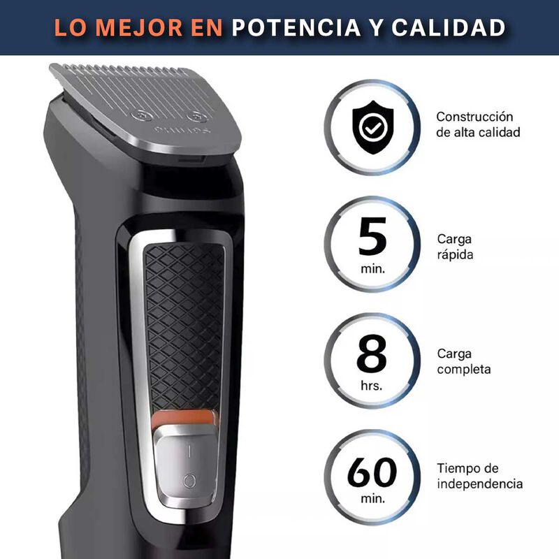 Rasuradora Phillips Todo En Uno Serie 3000 Kit ... image number null