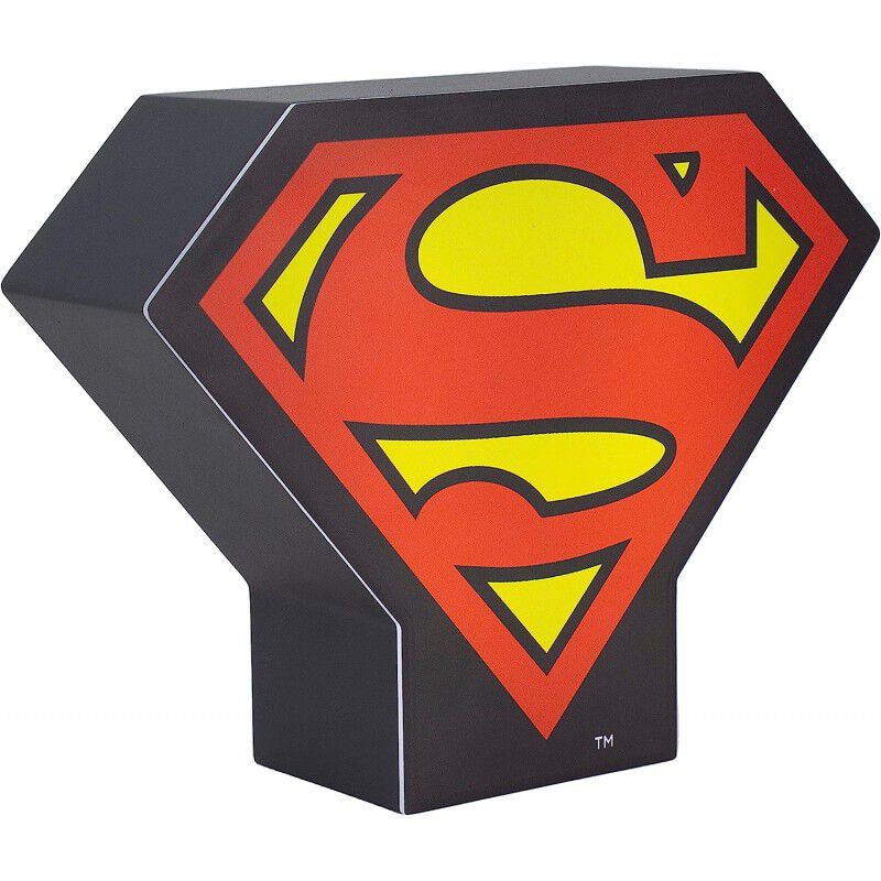 L&aacute;mpara con logo de Superman (DC) image number null