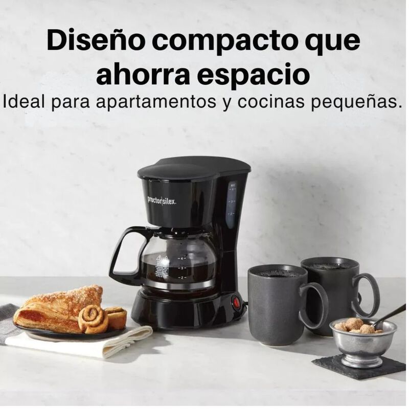 Cafetera Proctor Silex Compacta 4 Tazas Funci&oacute;n... image number null