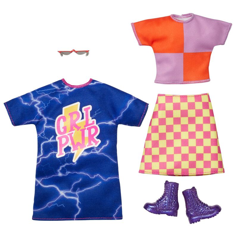 Set De Ropa Barbie Fashions, Paquete De 2 Con A... image number null