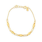 Pulsera De Oro Amarillo 10k 17+2 Cm Elegante | Bizzarro