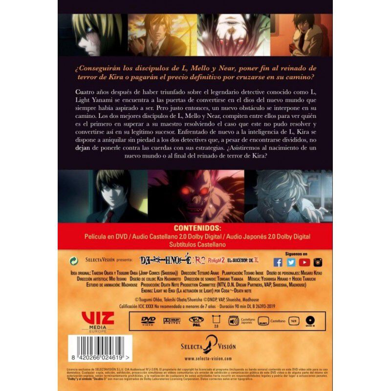 Death Note Relight La Pel&iacute;cula. El Sucesor De L... image number null