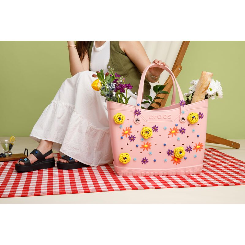Bolso Tote Crocs Rosa Polvo Impermeable Y Lavab... image number null
