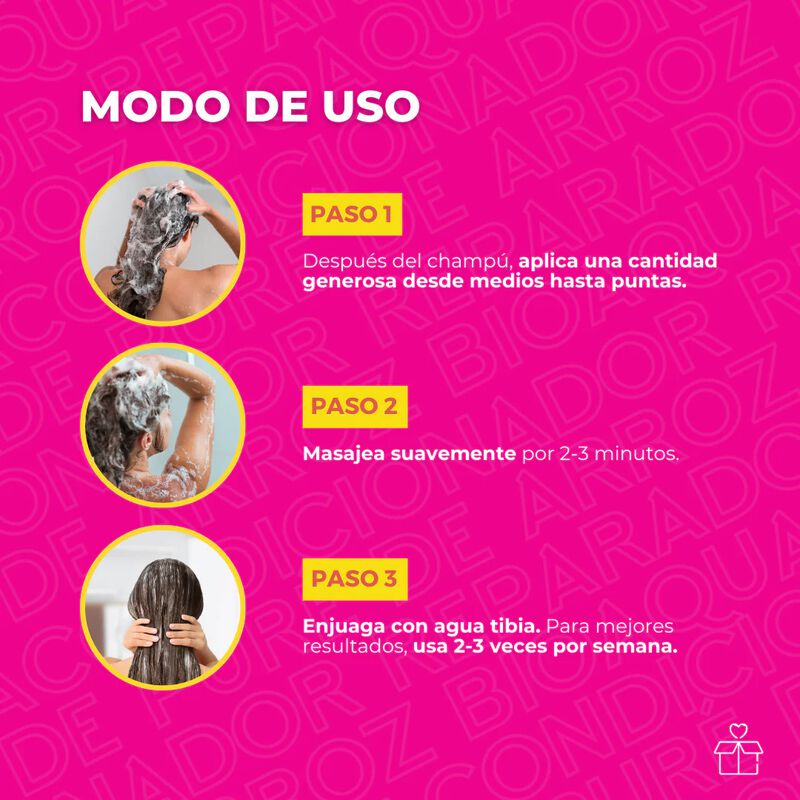 Set de 2 Acondicionadores para Cabello Bioaqua ... image number null