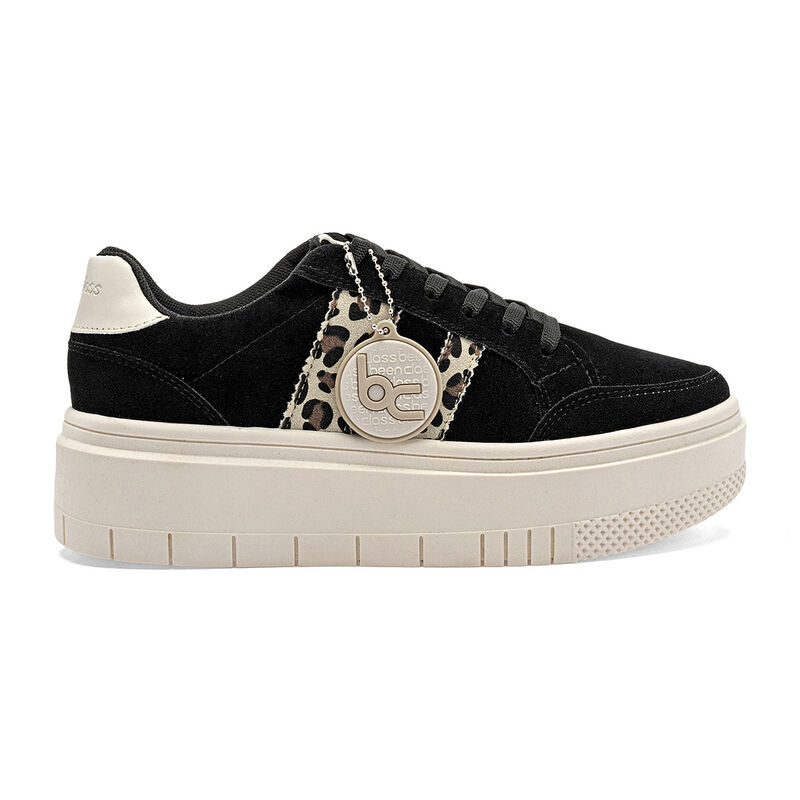 Been Class Tenis Urbano Negro Para Mujer 147525... image number null