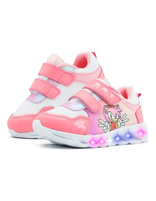 Tenis Sonic Amy Rose Tropicana Con Luces Beb&eacute; S... image number null