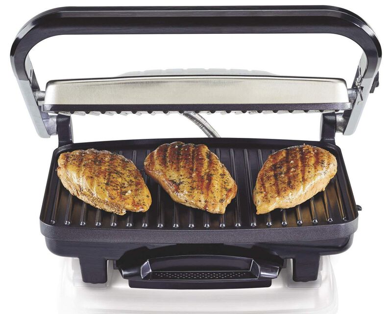 Parrilla Paninis Hamilton Beach 25410 Antiadher... image number null