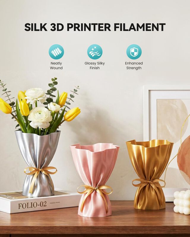 Filamento Sunlu Silk Pla Plus 4 kg (plata, Oro,... image number null