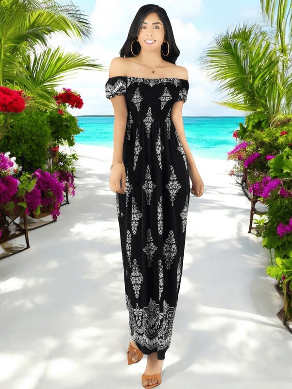 Set de 2 Vestido Maxi Casual Mujer Largo C&oacute;modo... image number null