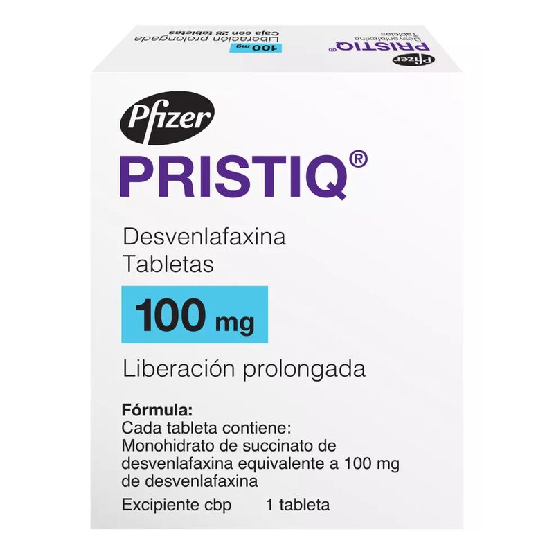 Pristiq Tableta 100 Mg, 28 Tabletas image number null