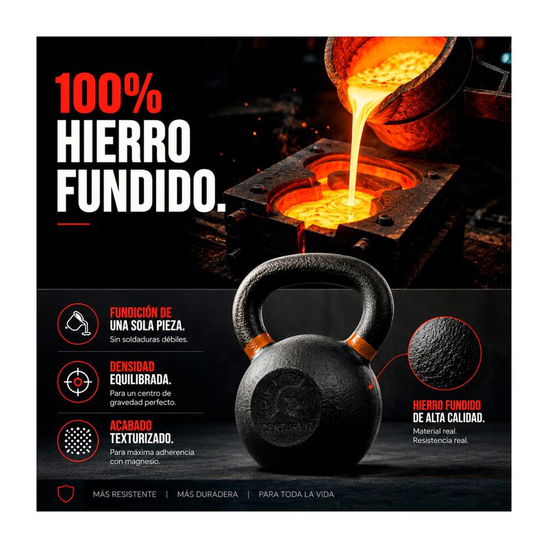 Pesa Rusa Kettlebell 61 Lb Hierro Fundido Cross... image number null
