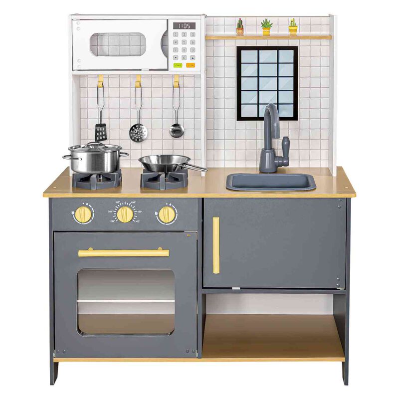 Cocina Cocinita Infantil Madera Ni&ntilde;os Moderna A... image number null