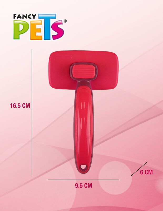 Fancy Pets Carda Cepillo con Bot&oacute;n de Autolimpi... image number null