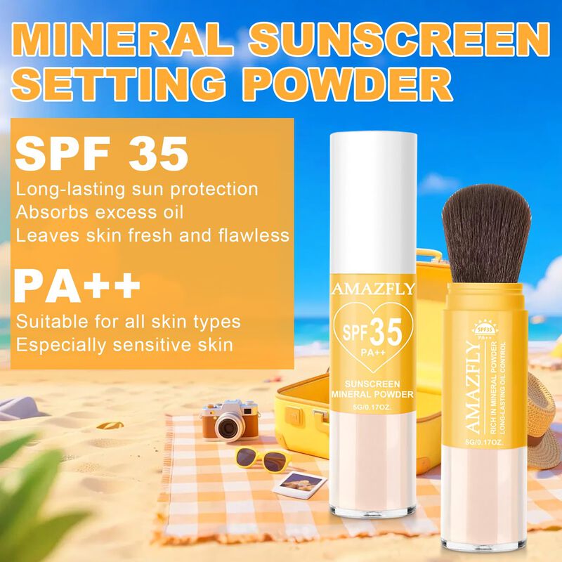 Polvo Mineral Scarman Spf 35 Para Cara Y Cuero ... image number null