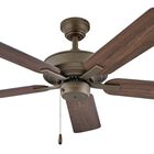 Ventilador De Techo Hinkley Metro Wet 132 cm Met&aacute;lico Mate Bronce