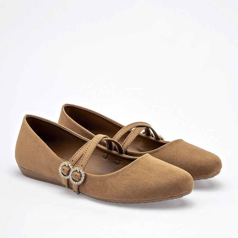 Clasben Balerina para mujer camel image number null