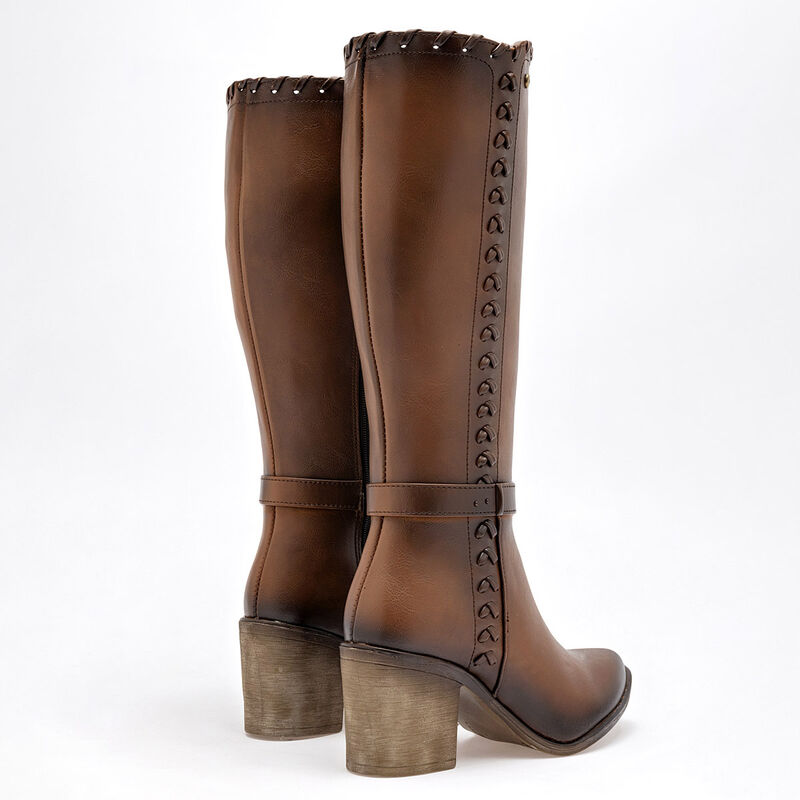 Moramora Bota para mujer caf&eacute; image number null