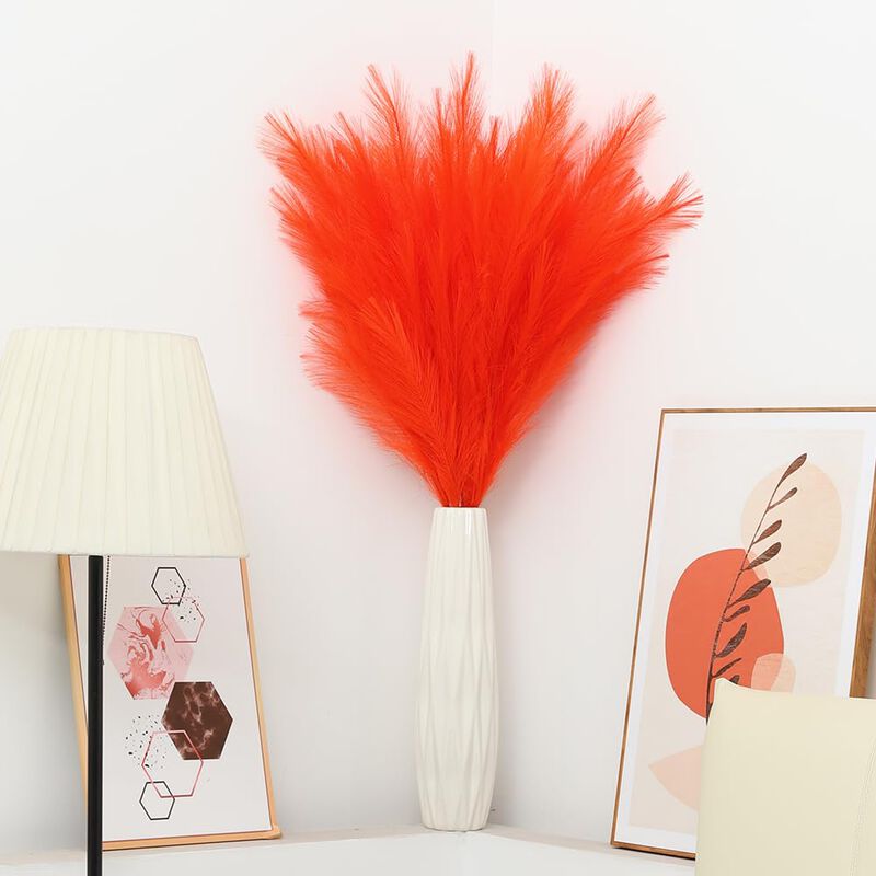 Pasto De Pampas Wttisel 110 cm Naranja &ndash; 8 Unid... image number null