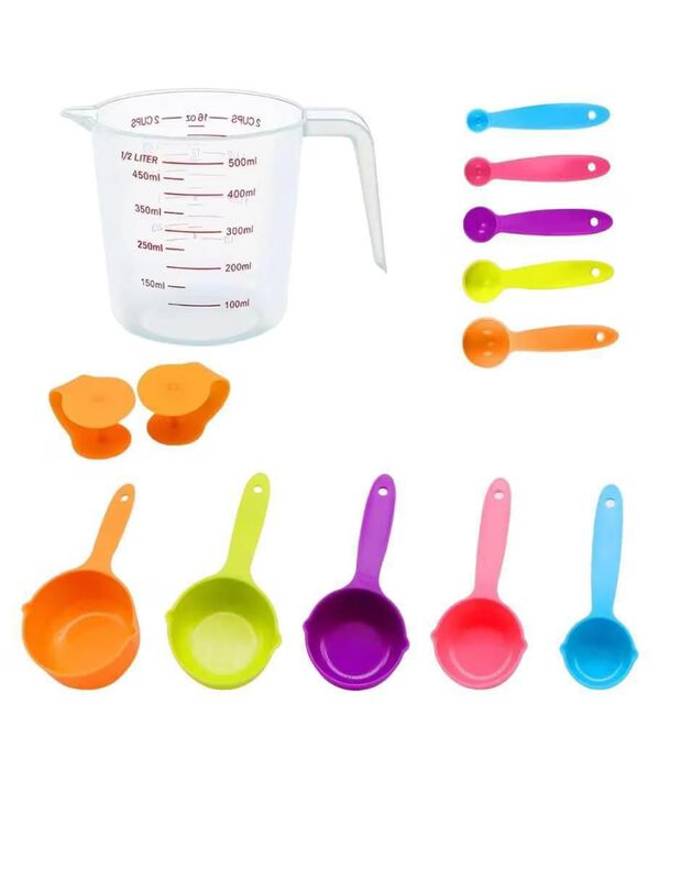 Set cucharas medidoras Generico de pl&aacute;stico 12 ... image number null