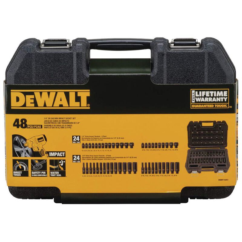 Juego De Enchufes De Impacto Dewalt Dwmt19251, ... image number null