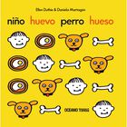 Ni&ntilde;o, huevo, perro, hueso