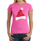 Camiseta Word Art Para Mujer - All I Want For Christmas Is You- Rosa