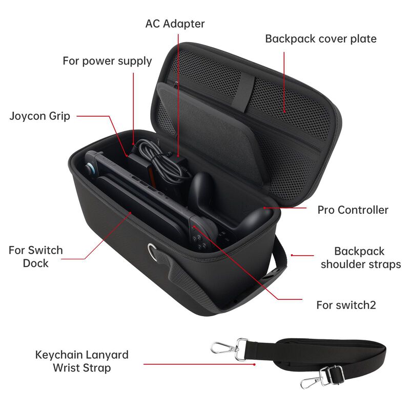 Kit Anyhf 10 en 1 para Nintendo Switch 2: Estuc... image number null