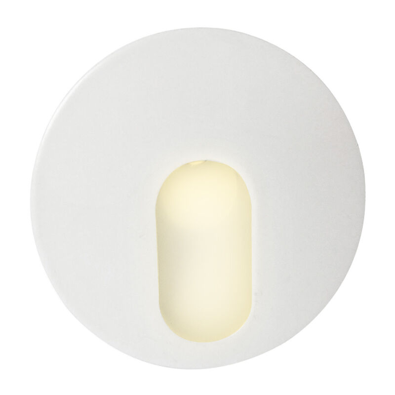 Lampara Empotrado En Muro Blanco 1w Luz Suave C... image number null