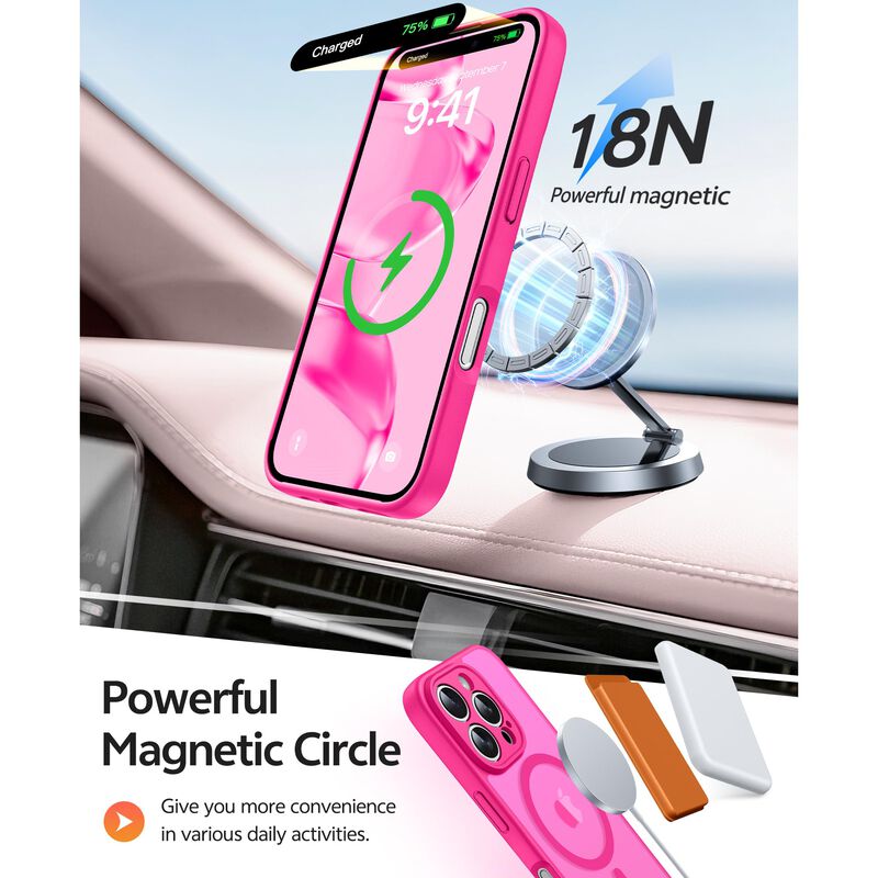 Funda FNTCASE para iPhone 16 Pro con MagSafe y ... image number null