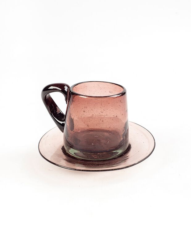 Tazas c/ Platos Set de 6 Tazas con Plato de Vid... image number null