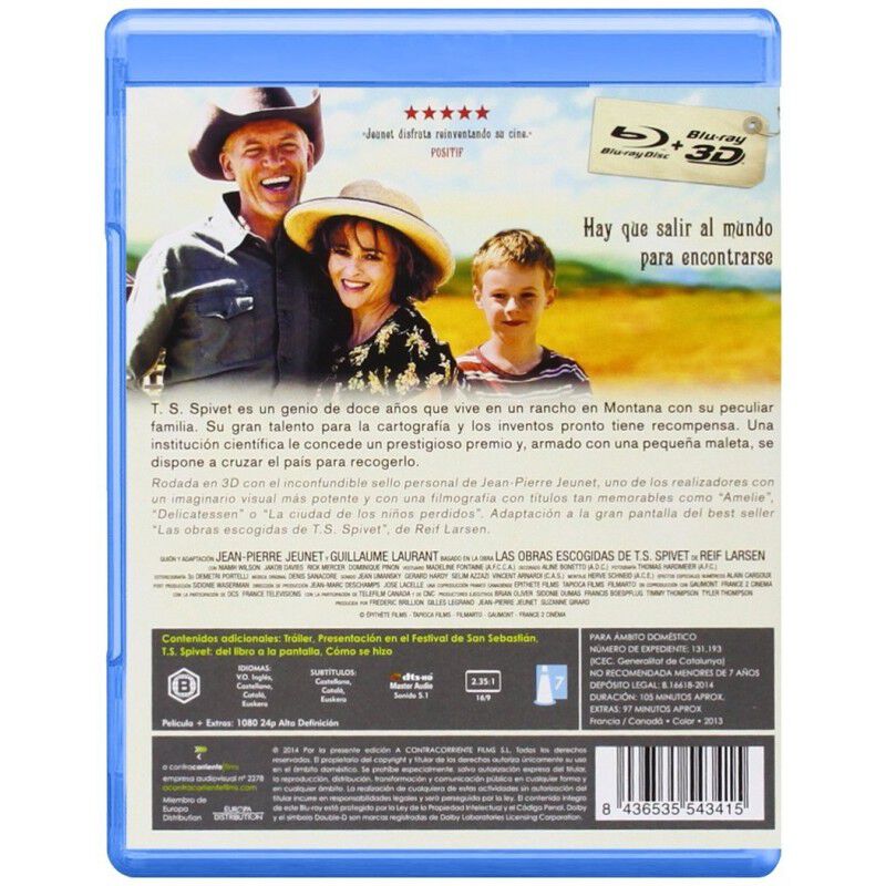 El Extraordinario Viaje De T.s. Spivet [blu-ray... image number null