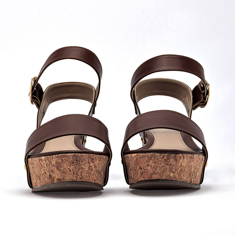 Been Class sandalia plataforma para mujer caf&eacute; ... image number null
