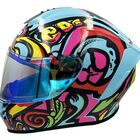 Casco Moto Integral Edge Frankie Graffiti Certificado Dot