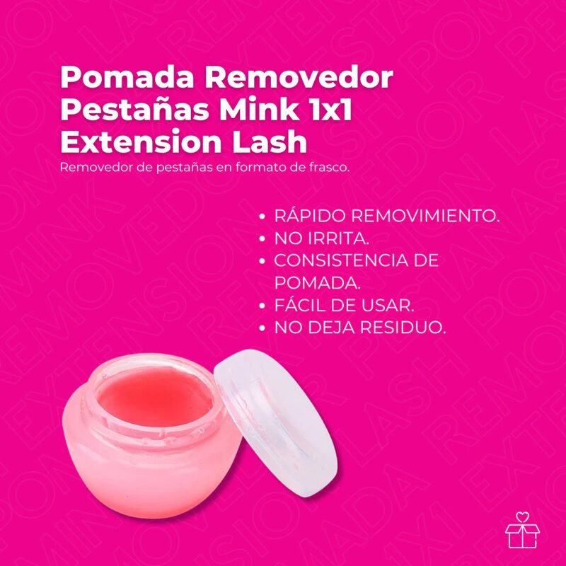 Pomada Removedor Pesta&ntilde;as Mink 1x1 Extensi&oacute;n la... image number null