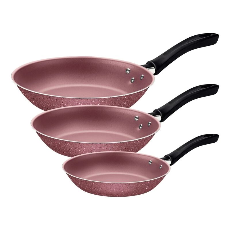 Combo Sartenes Tramontina Linz 3 Pzas Rosa Gran... image number null