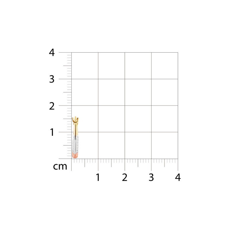 Arracadas De Oro Florentino 10K (10 Mm Aprox) image number null