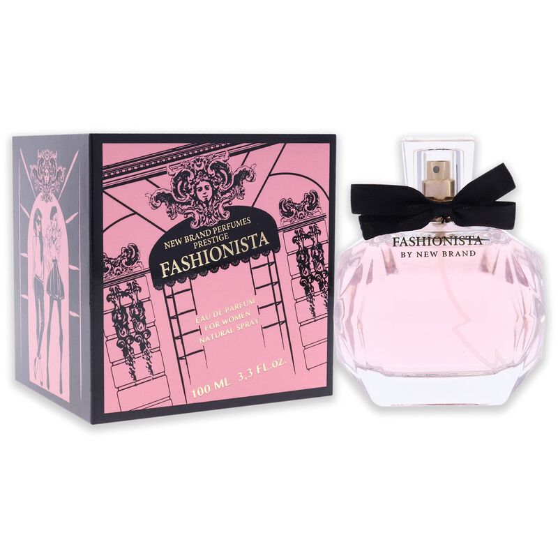 Perfume New Brand Fashionista Edp 100ml Para Mu... image number null
