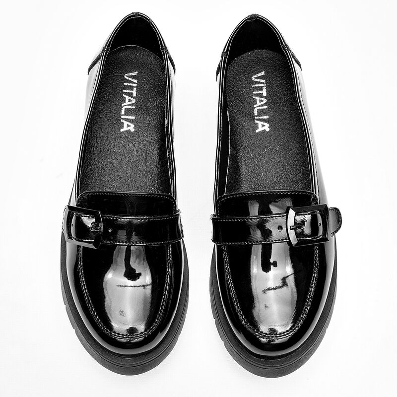 Vitalia Zapatos para mujer negro charol image number null