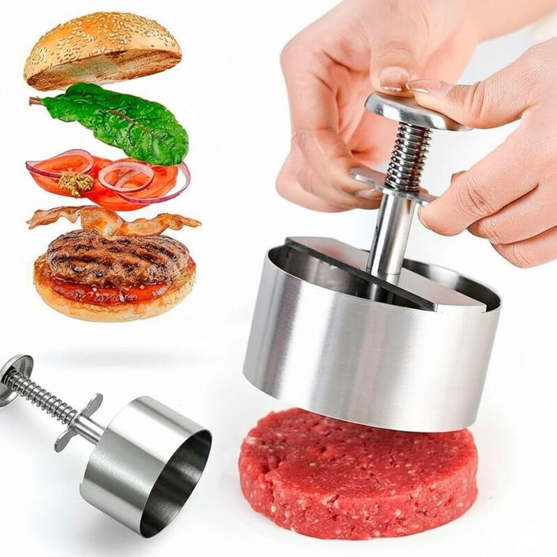 Molde para Hamburguesas de Acero Inoxidable 304... image number null