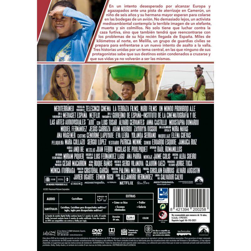 Ad&uacute; - DVD [DVD] image number null