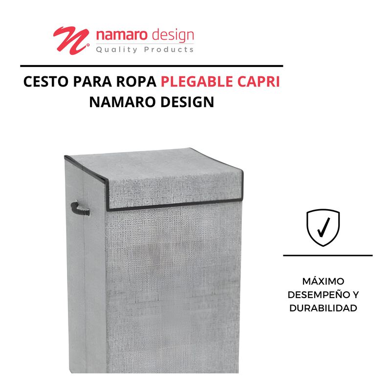 Cesto Para Ropa Plegable Capri Namaro Design image number null