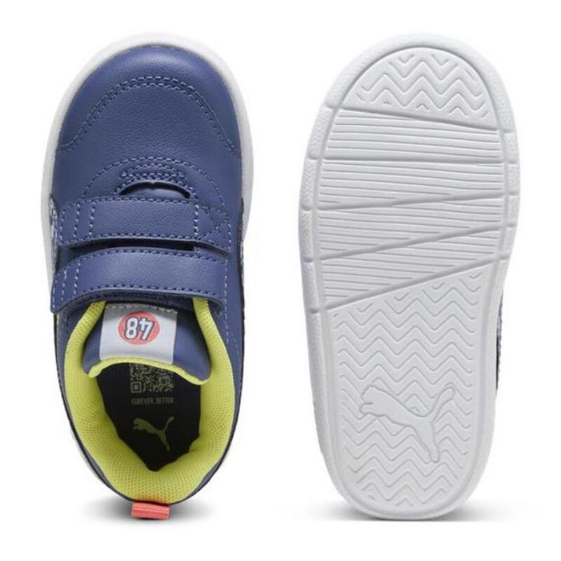 Tenis Puma Courtflex V3 Poised 2 Race para Ni&ntilde;o... image number null