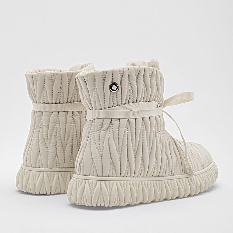 Moramora Bota con peluche para mujer latte image number null