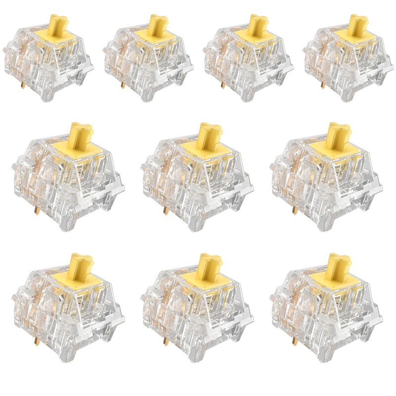 Set De 108 Interruptores Fejwlvs Crystal Yellow... image number null