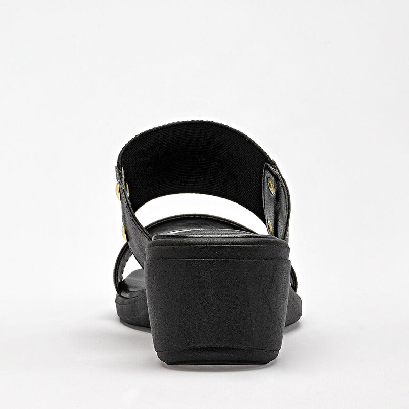 Dva sandalia cu&ntilde;a para mujer negro cod 140382-E image number null