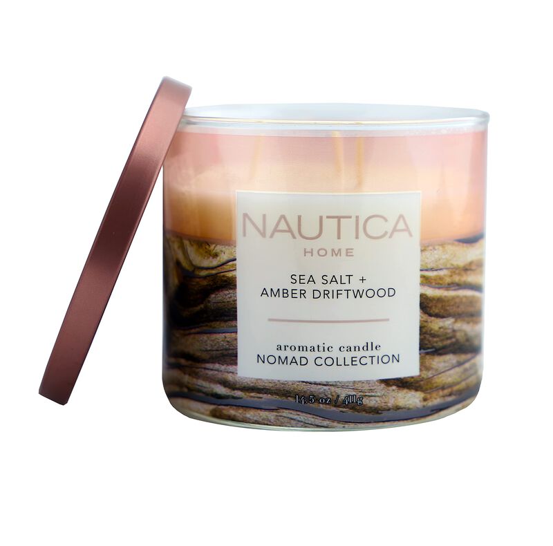 Candle Nautica, Tama&ntilde;o Grande, Con Aroma A Sal ... image number null