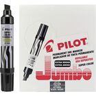 Rotuladores Permanentes Pilot Super Color Jumbo, 12 Unidades, Tinta Negra