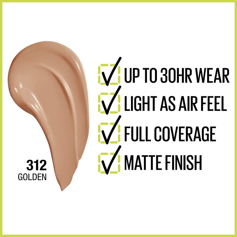 Base L&iacute;quida Maybelline Super Stay Full Coverag... image number null